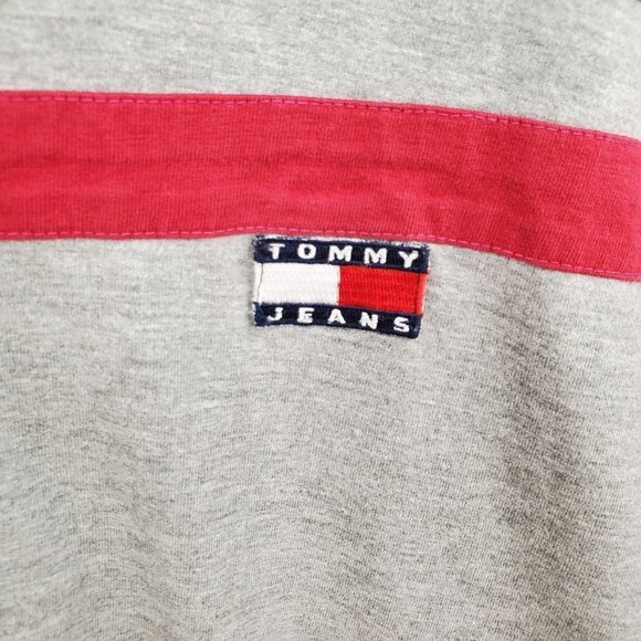 Tommy Hilfiger International Games Sweatshirt Vintage Look Stripe Large Men - Picture 5 of 10